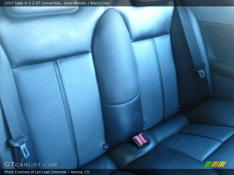Silver Metallic / Black/Gray 2007 Saab 9-3 2.0T Convertible
