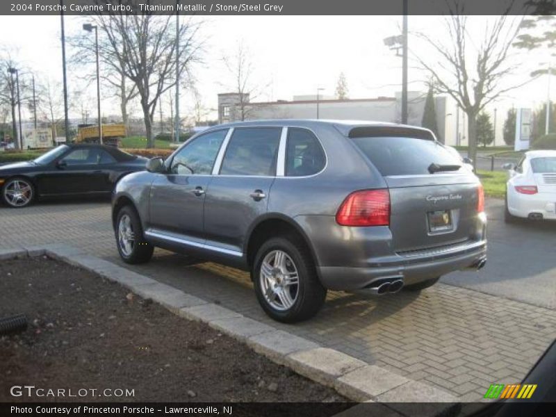 Titanium Metallic / Stone/Steel Grey 2004 Porsche Cayenne Turbo