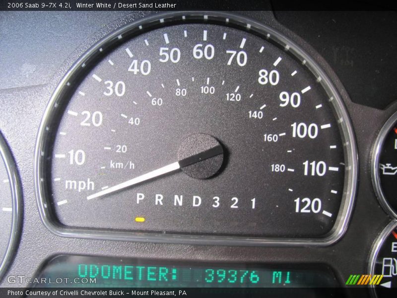 Winter White / Desert Sand Leather 2006 Saab 9-7X 4.2i