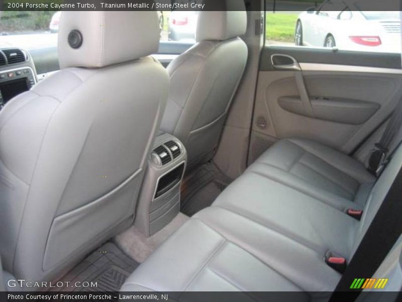 Titanium Metallic / Stone/Steel Grey 2004 Porsche Cayenne Turbo