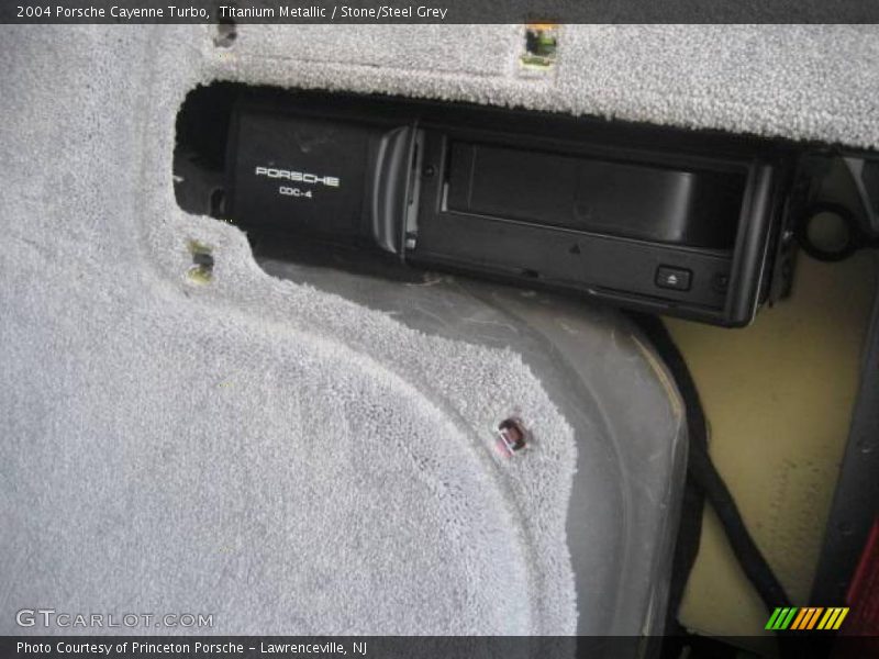 Titanium Metallic / Stone/Steel Grey 2004 Porsche Cayenne Turbo