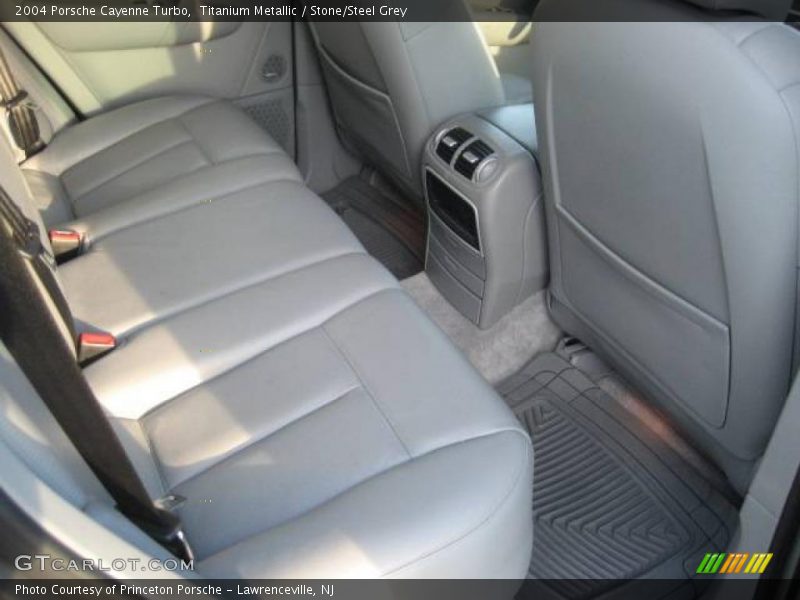 Titanium Metallic / Stone/Steel Grey 2004 Porsche Cayenne Turbo