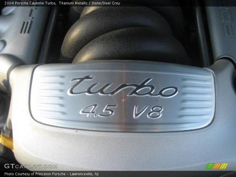 Titanium Metallic / Stone/Steel Grey 2004 Porsche Cayenne Turbo