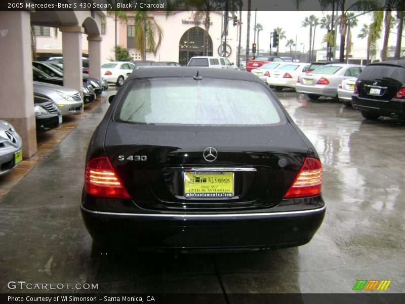 Black / Charcoal 2005 Mercedes-Benz S 430 Sedan
