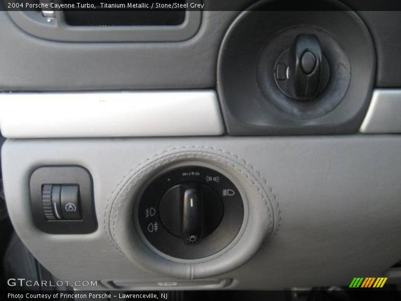 Titanium Metallic / Stone/Steel Grey 2004 Porsche Cayenne Turbo
