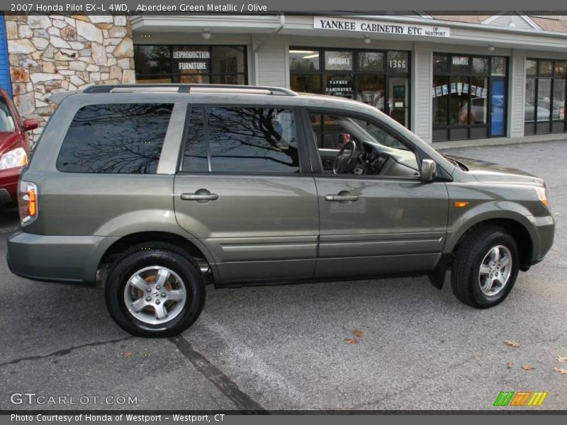 Aberdeen Green Metallic / Olive 2007 Honda Pilot EX-L 4WD