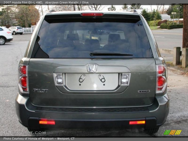 Aberdeen Green Metallic / Olive 2007 Honda Pilot EX-L 4WD