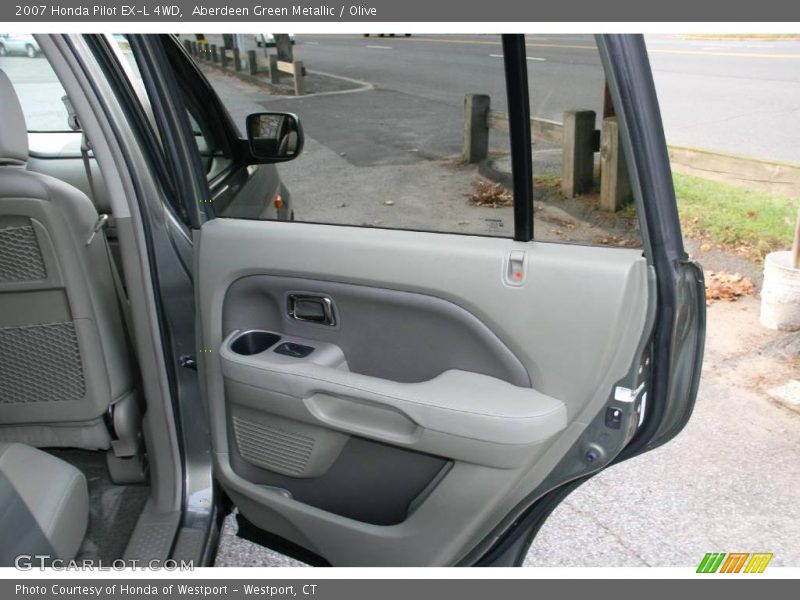 Aberdeen Green Metallic / Olive 2007 Honda Pilot EX-L 4WD