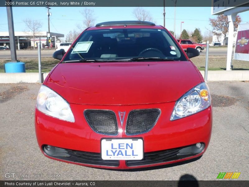 Ivory White / Ebony 2006 Pontiac G6 GTP Coupe