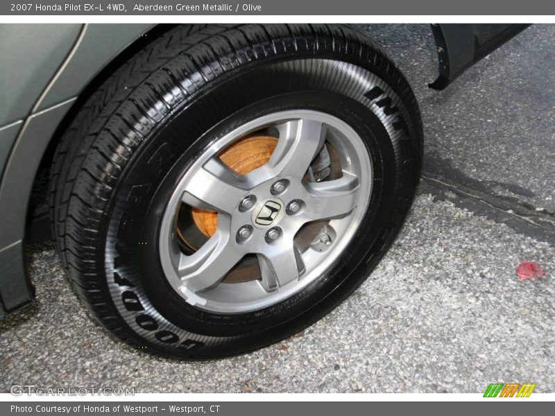 Aberdeen Green Metallic / Olive 2007 Honda Pilot EX-L 4WD