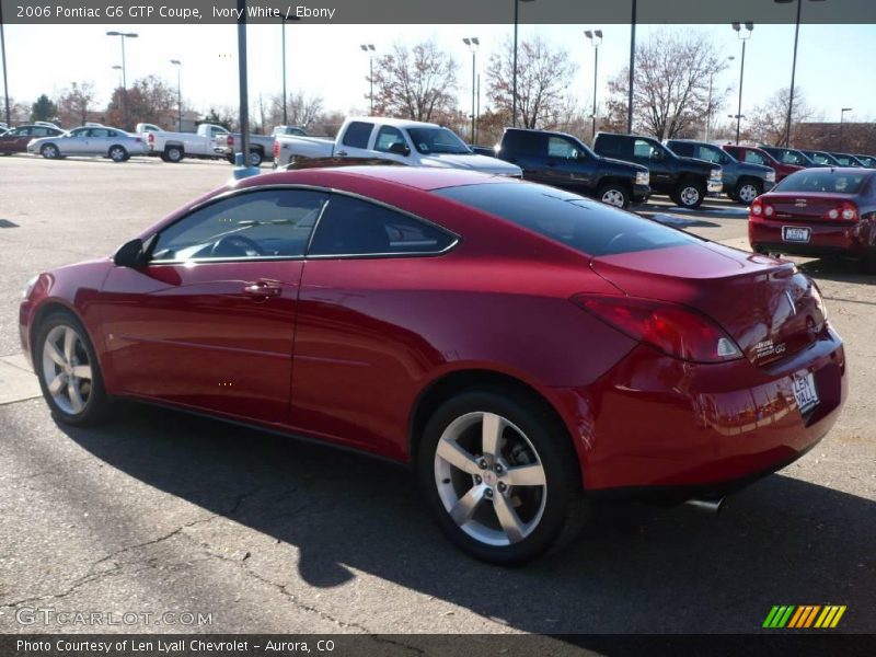 Ivory White / Ebony 2006 Pontiac G6 GTP Coupe