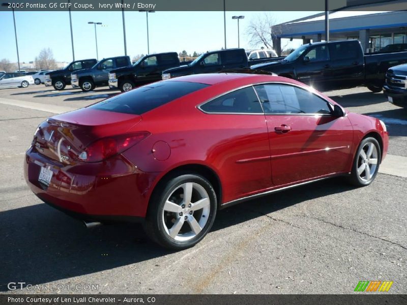 Ivory White / Ebony 2006 Pontiac G6 GTP Coupe