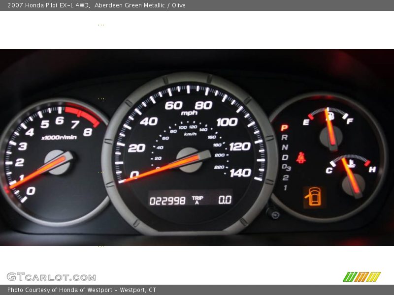 Aberdeen Green Metallic / Olive 2007 Honda Pilot EX-L 4WD