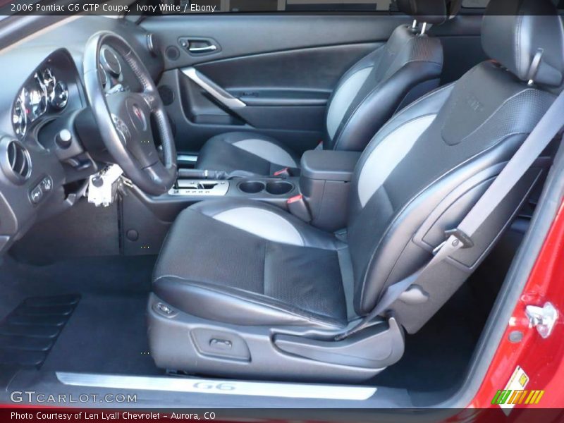 Ivory White / Ebony 2006 Pontiac G6 GTP Coupe