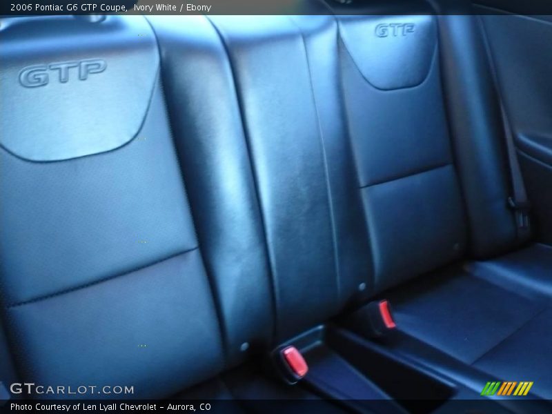 Ivory White / Ebony 2006 Pontiac G6 GTP Coupe