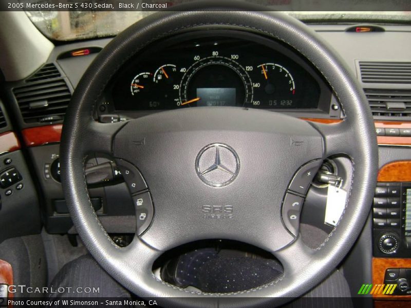 Black / Charcoal 2005 Mercedes-Benz S 430 Sedan