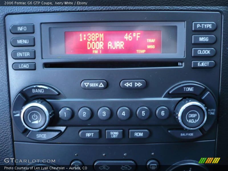 Ivory White / Ebony 2006 Pontiac G6 GTP Coupe