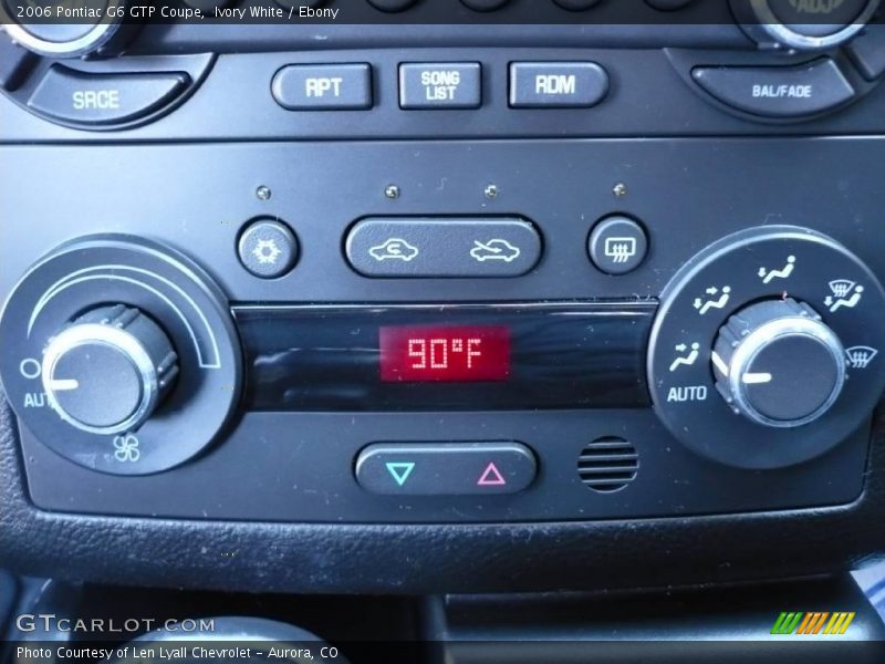 Ivory White / Ebony 2006 Pontiac G6 GTP Coupe