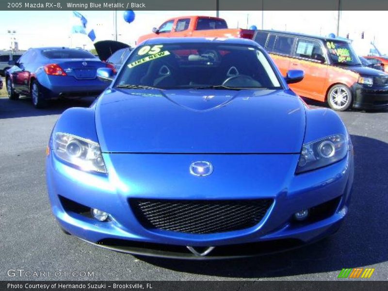 Winning Blue Metallic / Black 2005 Mazda RX-8