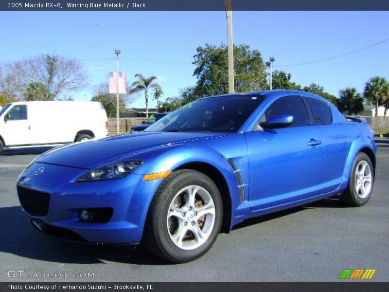 Winning Blue Metallic / Black 2005 Mazda RX-8