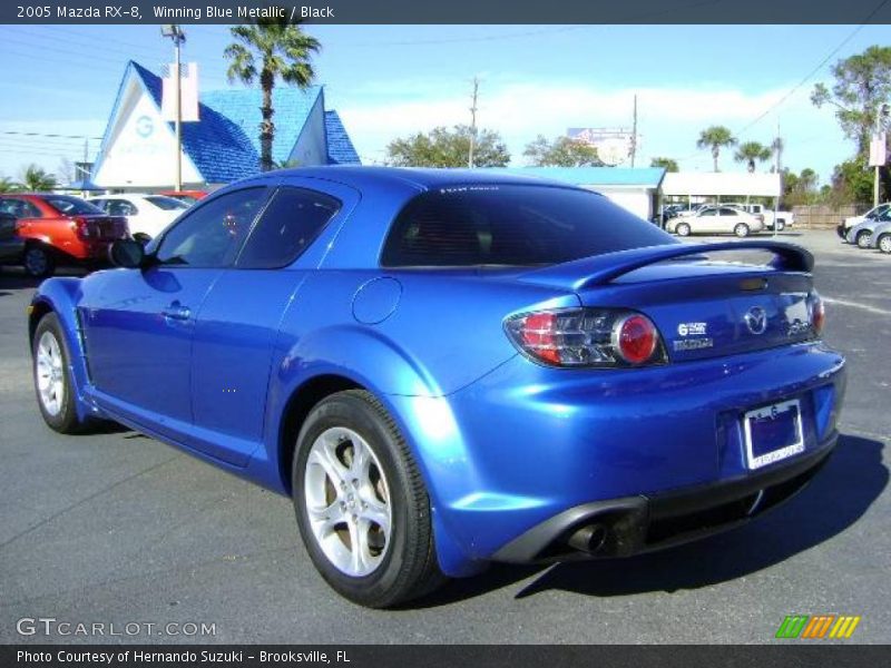 Winning Blue Metallic / Black 2005 Mazda RX-8