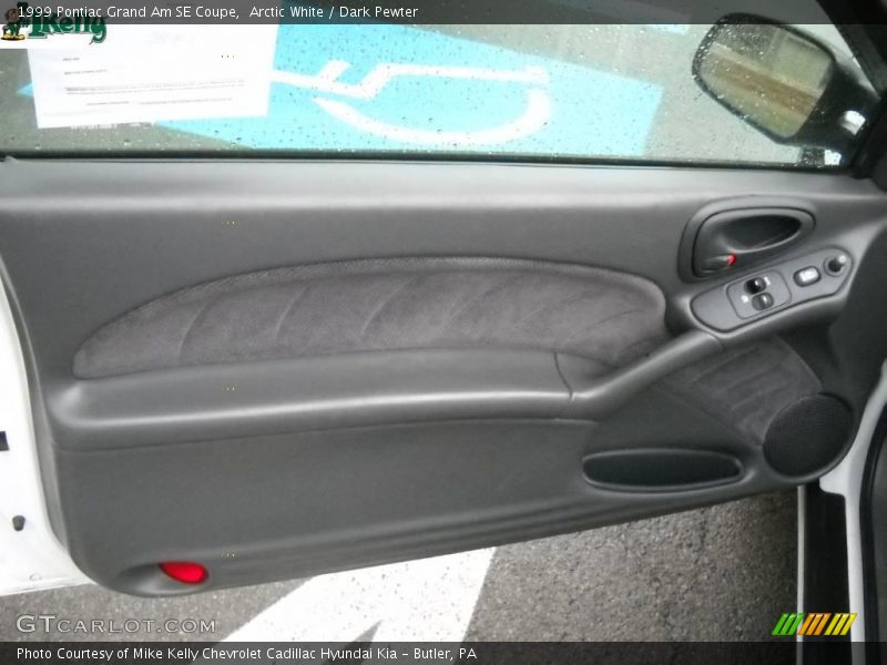Arctic White / Dark Pewter 1999 Pontiac Grand Am SE Coupe