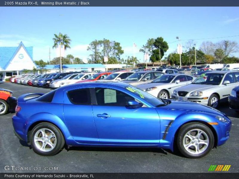 Winning Blue Metallic / Black 2005 Mazda RX-8