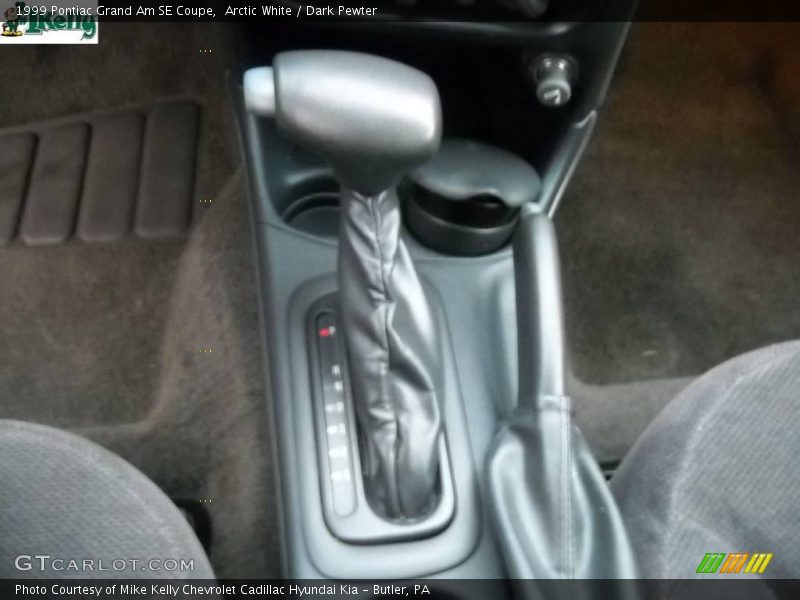 Arctic White / Dark Pewter 1999 Pontiac Grand Am SE Coupe