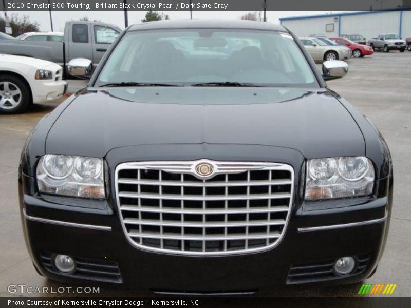 Brilliant Black Crystal Pearl / Dark Slate Gray 2010 Chrysler 300 Touring
