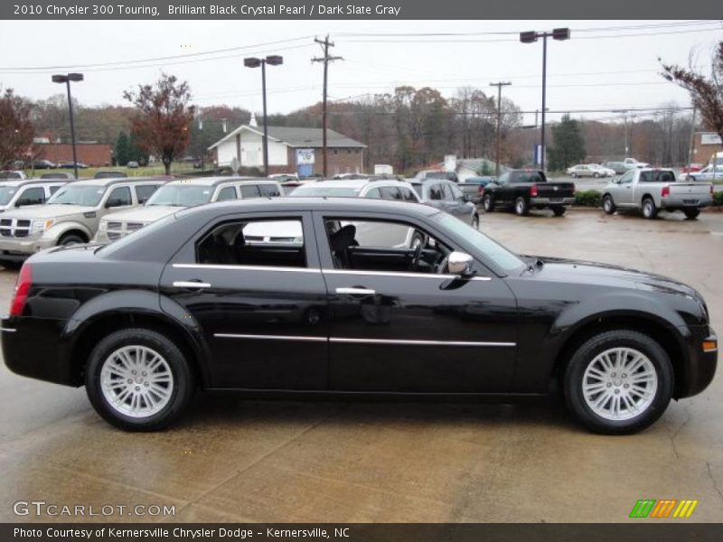 Brilliant Black Crystal Pearl / Dark Slate Gray 2010 Chrysler 300 Touring