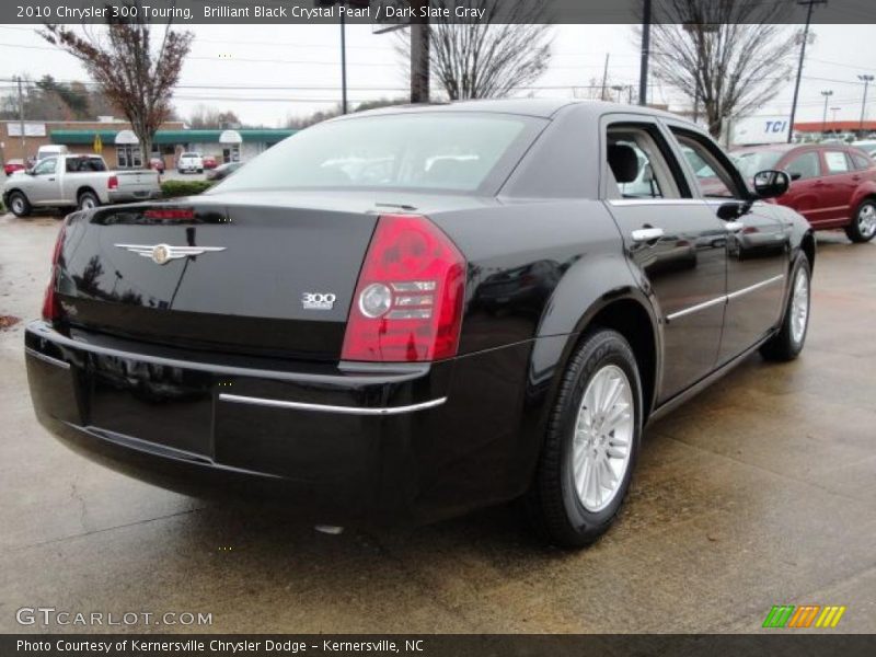 Brilliant Black Crystal Pearl / Dark Slate Gray 2010 Chrysler 300 Touring