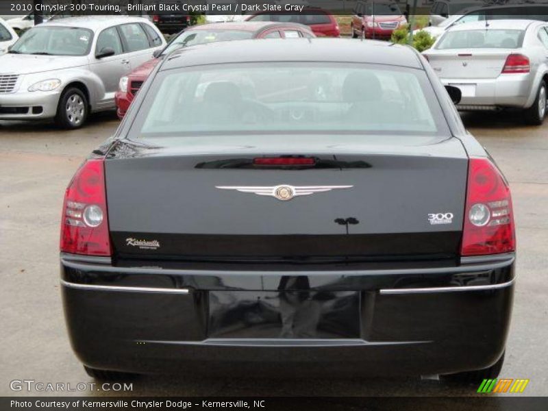 Brilliant Black Crystal Pearl / Dark Slate Gray 2010 Chrysler 300 Touring