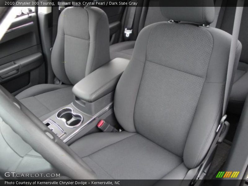 Brilliant Black Crystal Pearl / Dark Slate Gray 2010 Chrysler 300 Touring