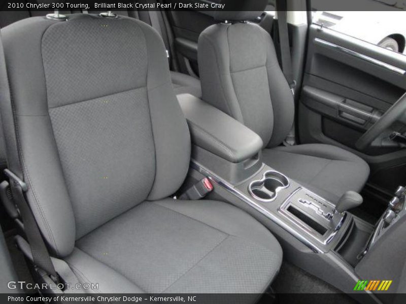 Brilliant Black Crystal Pearl / Dark Slate Gray 2010 Chrysler 300 Touring