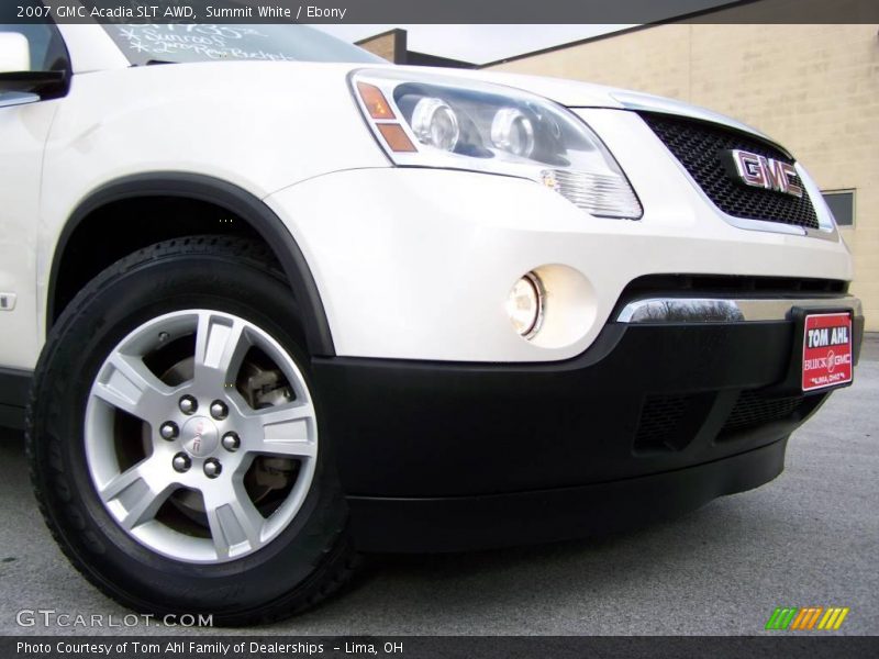 Summit White / Ebony 2007 GMC Acadia SLT AWD