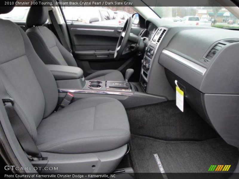Brilliant Black Crystal Pearl / Dark Slate Gray 2010 Chrysler 300 Touring