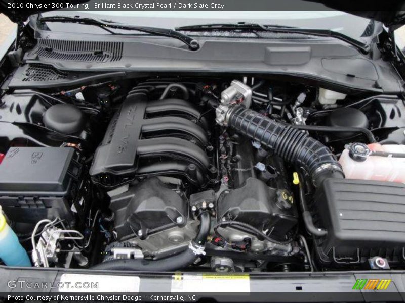 Brilliant Black Crystal Pearl / Dark Slate Gray 2010 Chrysler 300 Touring