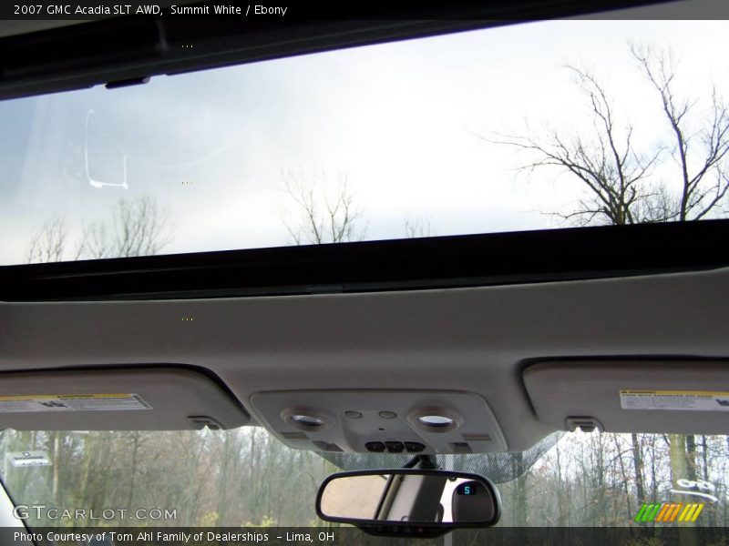 Summit White / Ebony 2007 GMC Acadia SLT AWD