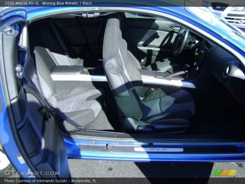 Winning Blue Metallic / Black 2005 Mazda RX-8