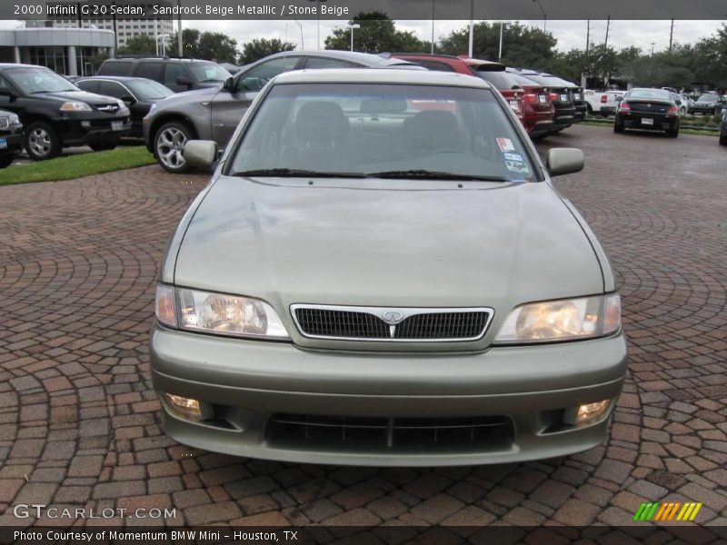 Sandrock Beige Metallic / Stone Beige 2000 Infiniti G 20 Sedan