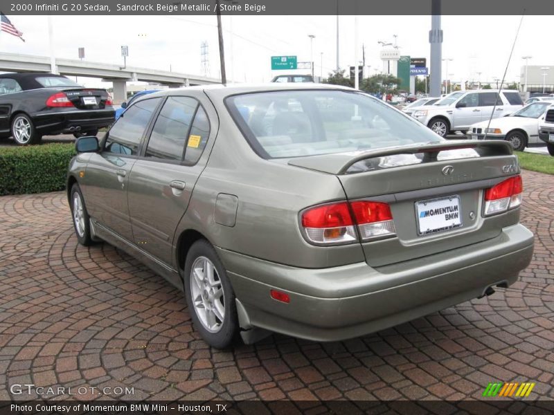 Sandrock Beige Metallic / Stone Beige 2000 Infiniti G 20 Sedan