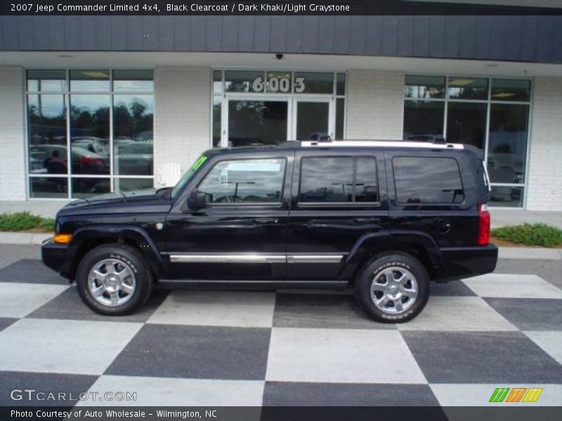 Black Clearcoat / Dark Khaki/Light Graystone 2007 Jeep Commander Limited 4x4