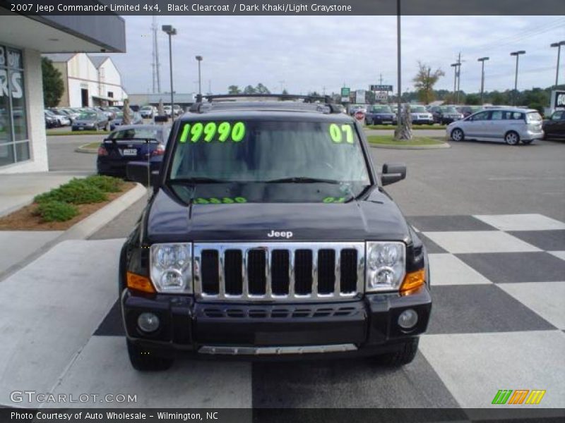 Black Clearcoat / Dark Khaki/Light Graystone 2007 Jeep Commander Limited 4x4