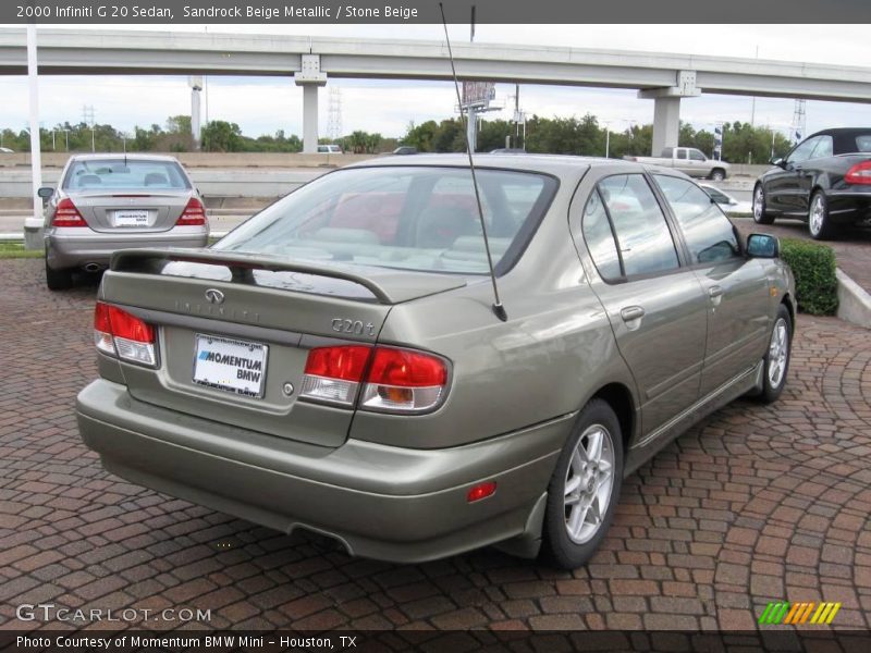 Sandrock Beige Metallic / Stone Beige 2000 Infiniti G 20 Sedan