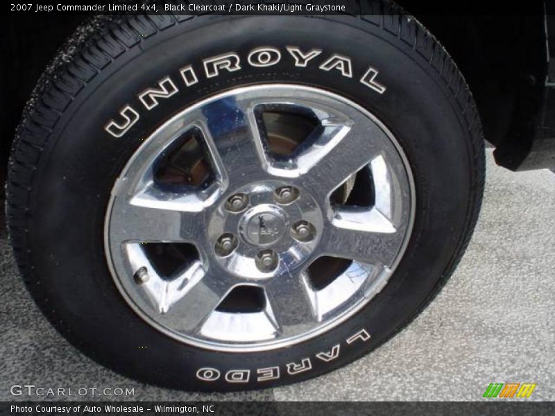 Black Clearcoat / Dark Khaki/Light Graystone 2007 Jeep Commander Limited 4x4