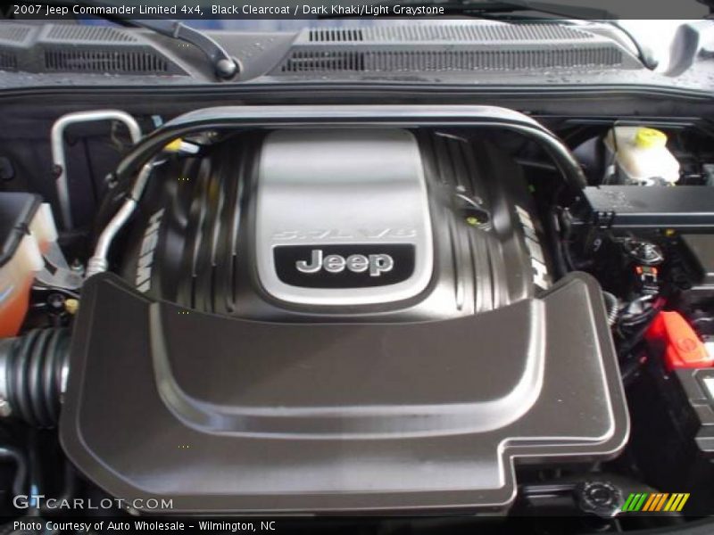 Black Clearcoat / Dark Khaki/Light Graystone 2007 Jeep Commander Limited 4x4