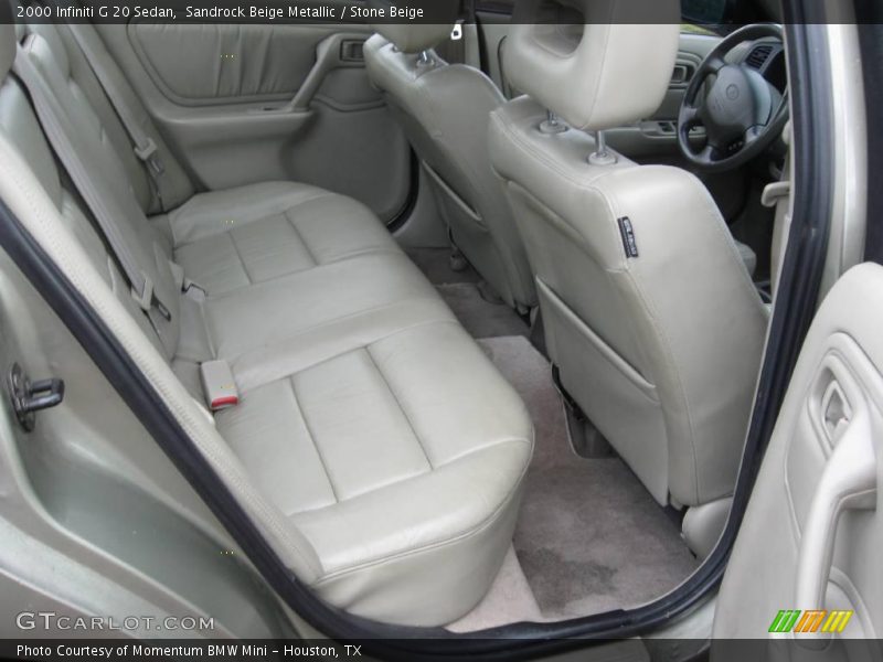 Sandrock Beige Metallic / Stone Beige 2000 Infiniti G 20 Sedan