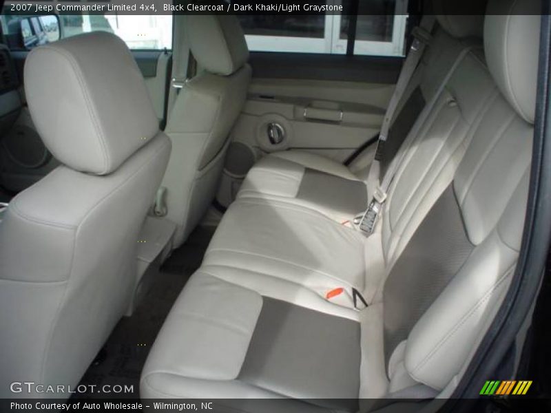 Black Clearcoat / Dark Khaki/Light Graystone 2007 Jeep Commander Limited 4x4