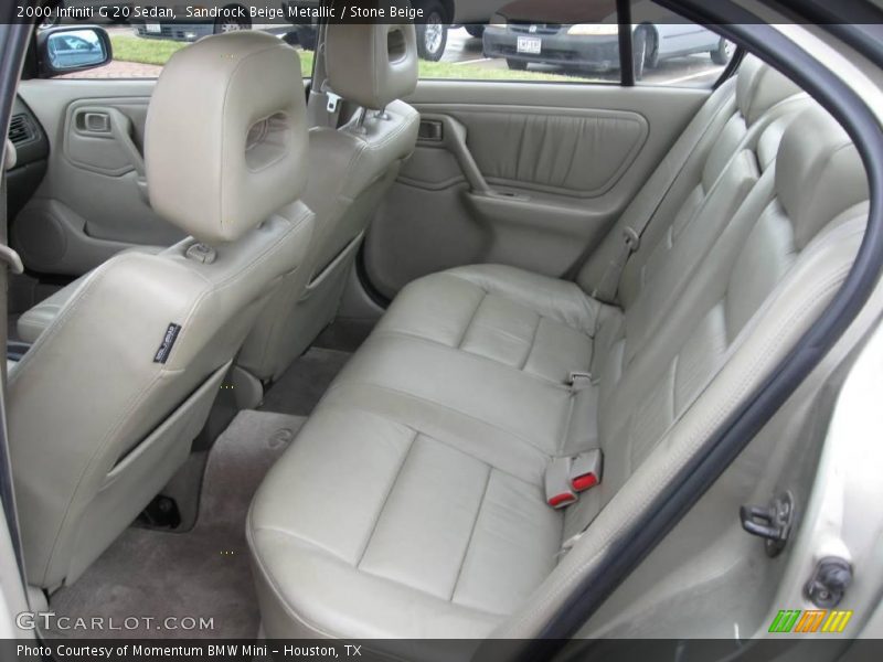 Sandrock Beige Metallic / Stone Beige 2000 Infiniti G 20 Sedan