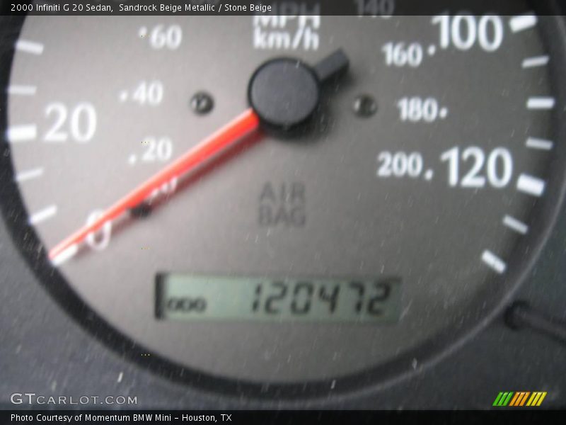 Sandrock Beige Metallic / Stone Beige 2000 Infiniti G 20 Sedan